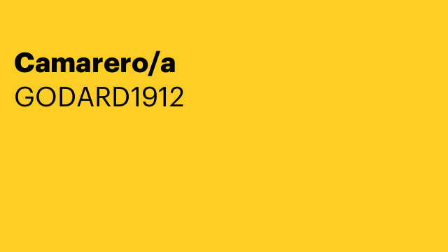 Camarero/a