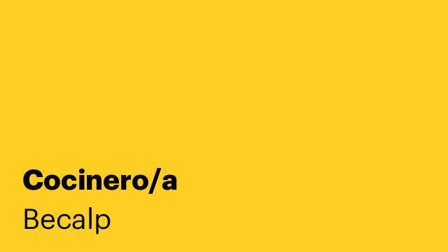 Cocinero/a