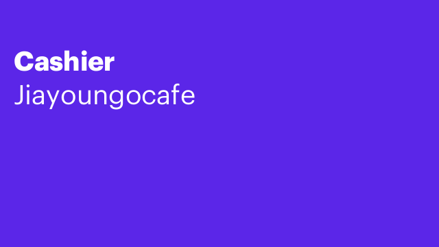 Cashier