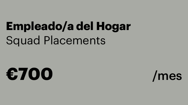 Empleado/a del Hogar