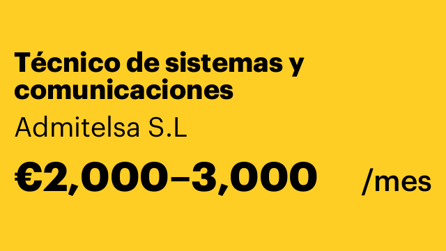 Técnico de sistemas y comunicaciones