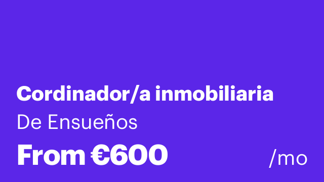 Cordinador/a inmobiliaria