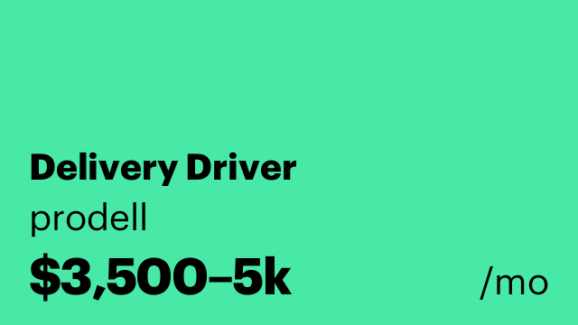 Delivery Driver