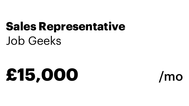 Sales Representative