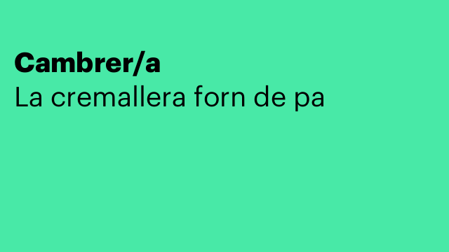 Cambrer/a