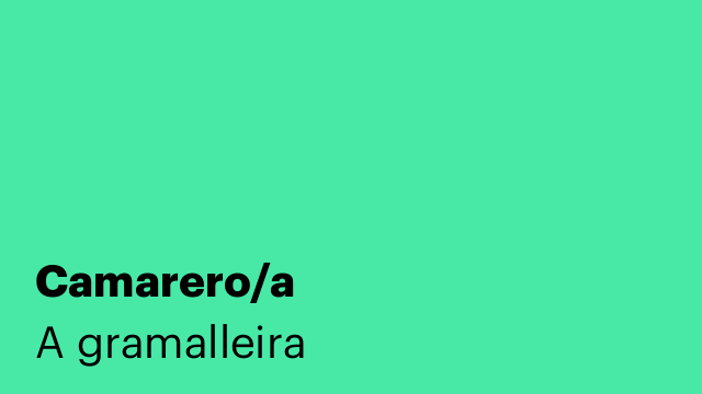 Camarero/a