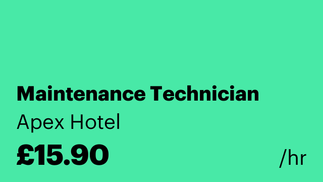Maintenance Technician