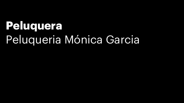 Peluquera