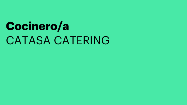 Cocinero/a