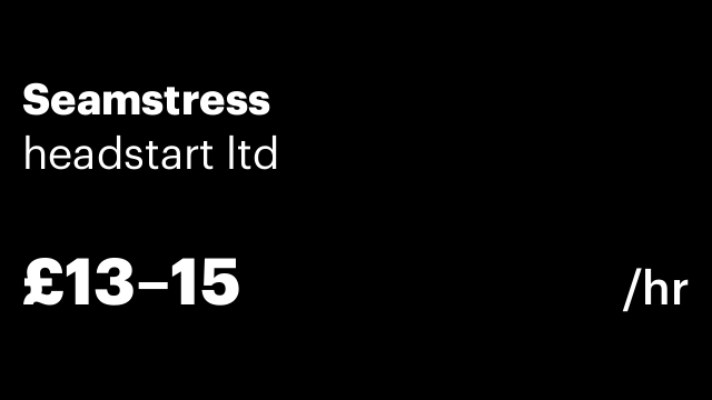Seamstress