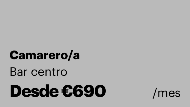 Camarero/a