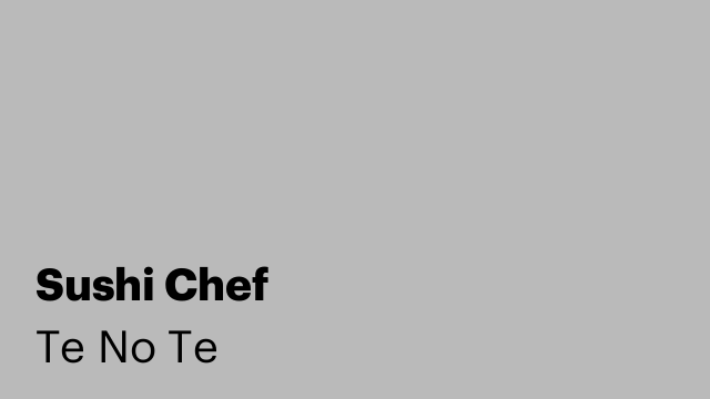 Sushi Chef