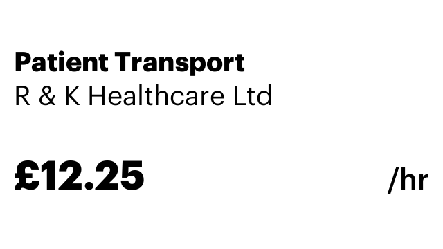 Patient Transport