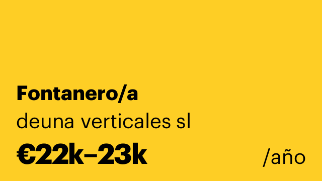Fontanero/a