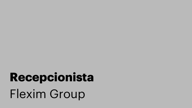 Recepcionista
