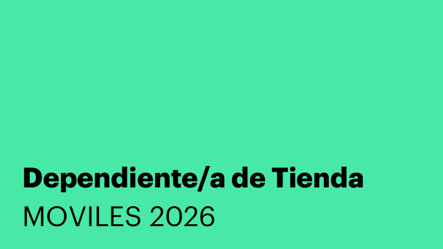 Dependiente/a de Tienda