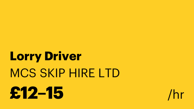 Lorry Driver