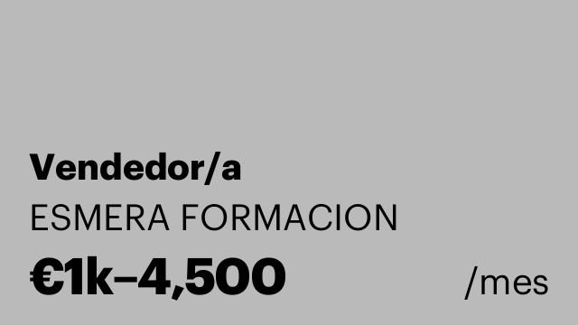 Vendedor/a