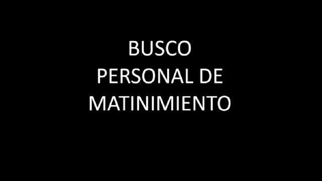 Auxiliar de mantenimiento