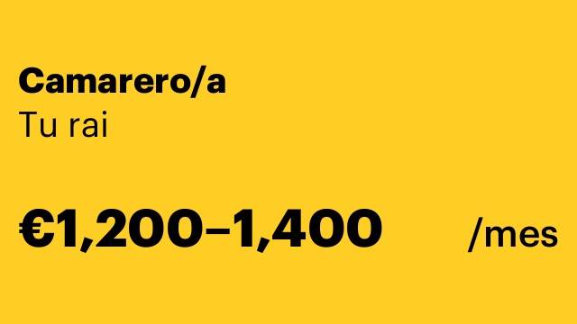 Camarero/a