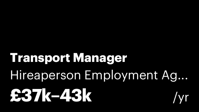 Transport Manager