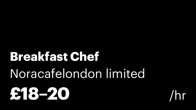 Breakfast Chef