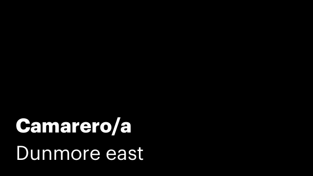 Camarero/a