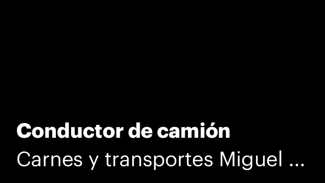 Conductor de camión