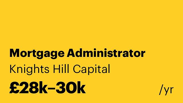 Mortgage Administrator