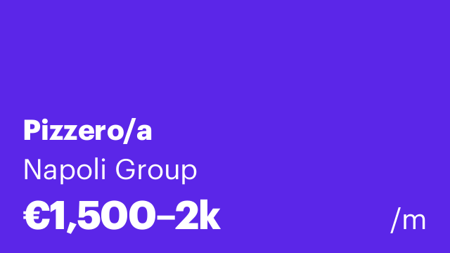 Pizzero/a