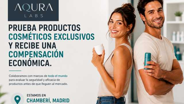 Estudios de productos cosméticos remunerados para Mujeres y Hombres