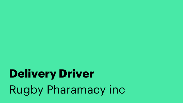 Delivery Driver