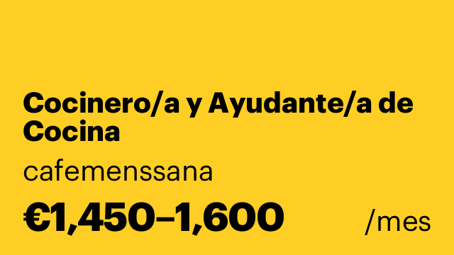 Cocinero/a y Ayudante/a de Cocina
