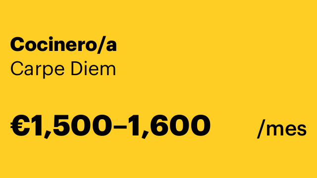 Cocinero/a