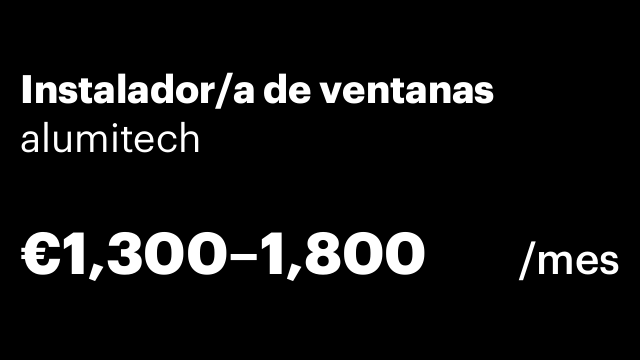 Instalador/a de ventanas