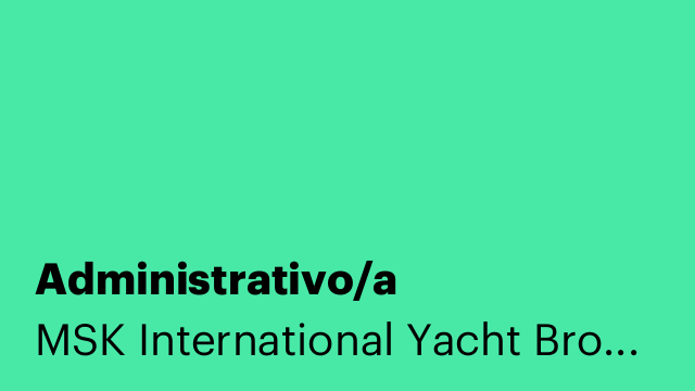 Administrativo/a