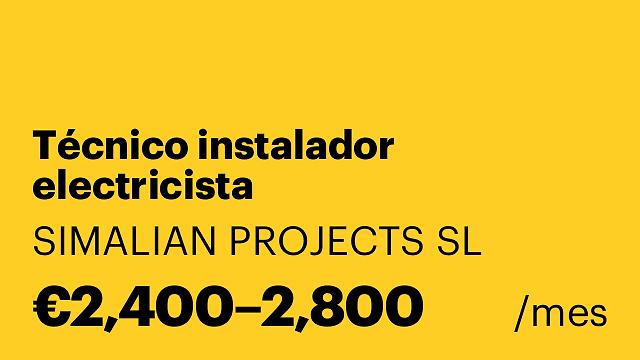 Técnico instalador electricista