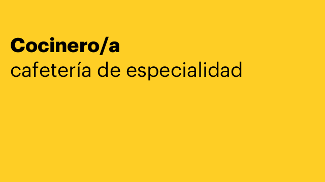Cocinero/a