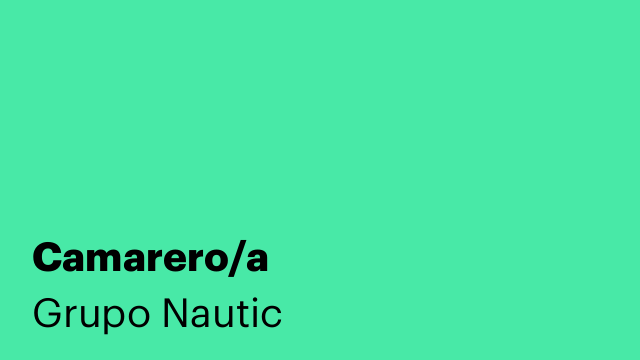 Camarero/a