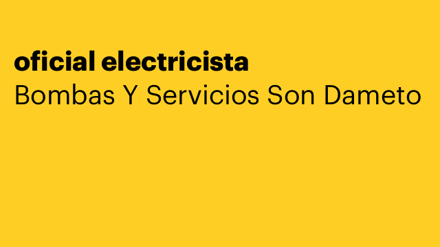 oficial electricista