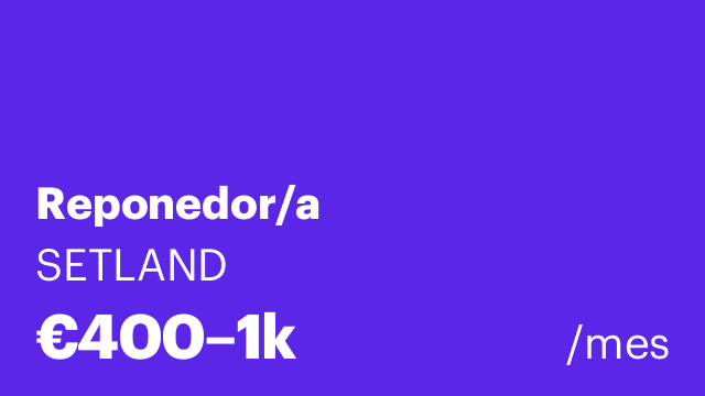 Reponedor/a