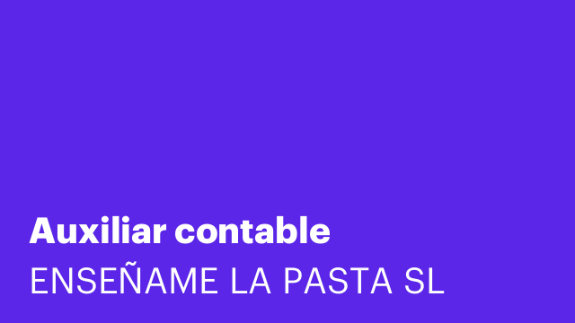 Auxiliar contable