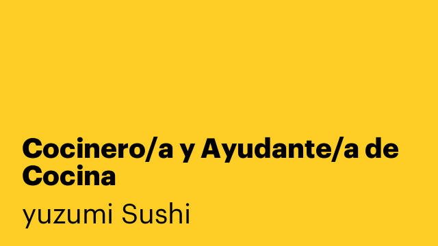 Cocinero/a y Ayudante/a de Cocina