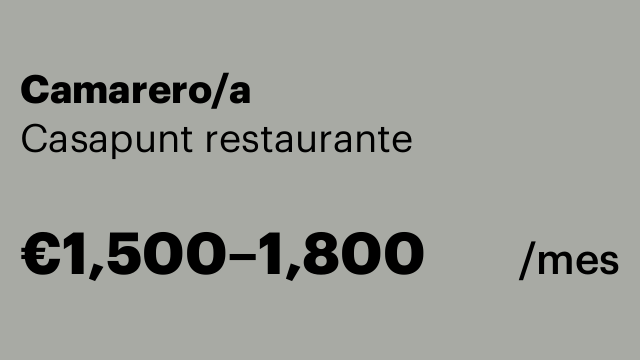 Camarero/a