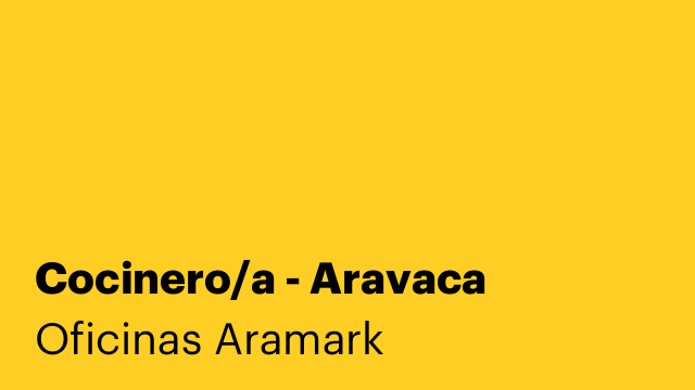 Cocinero/a - Aravaca