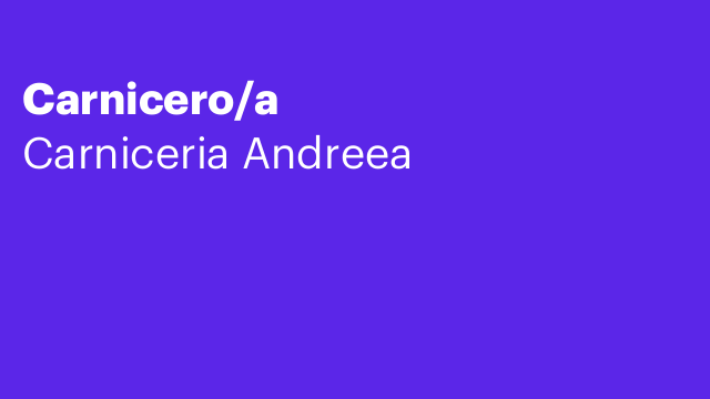 Carnicero/a