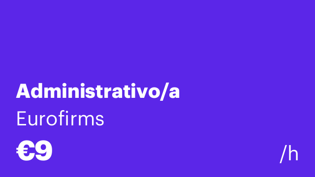 Administrativo/a