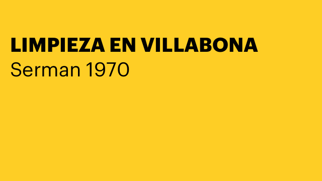 LIMPIEZA EN VILLABONA