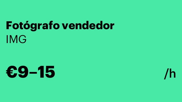 Fotógrafo vendedor
