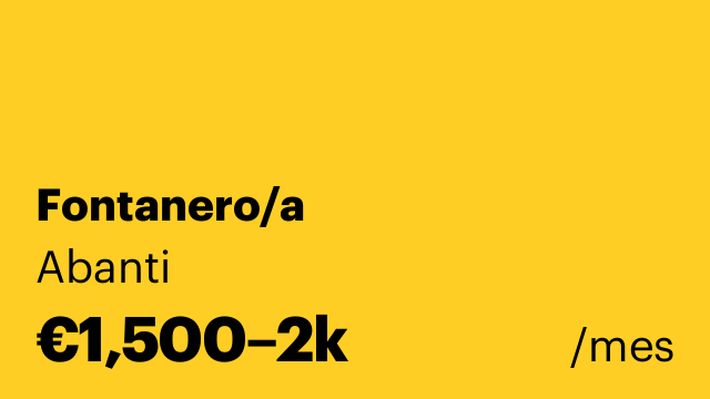 Fontanero/a